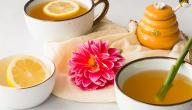 شاي الليمون والعسل