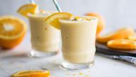 طريقة عمل سموثي البرتقال