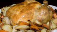 طريقة عمل دجاج محشي بالخضار