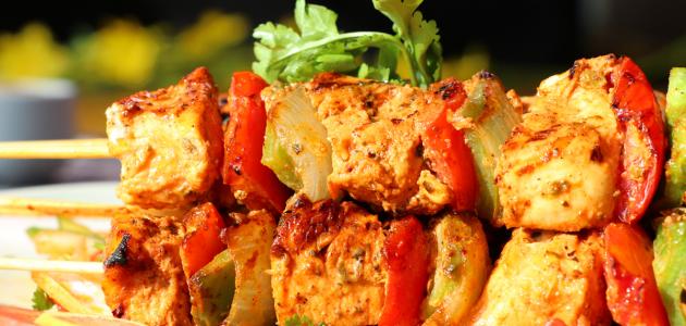 طريقة عمل شيش طاووق