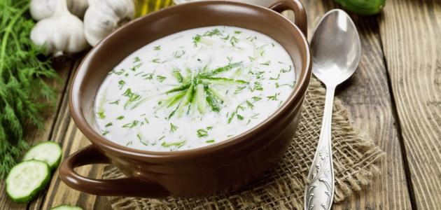 طريقة عمل سلطة الزبادي بالخيار