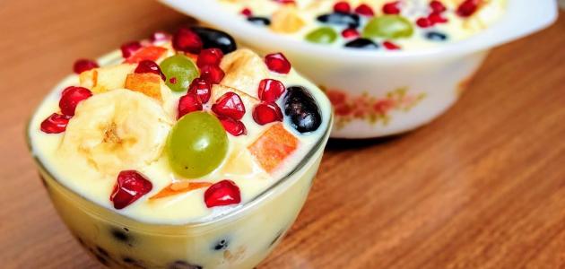 طريقة عمل البودنج بالفواكه