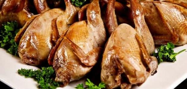 طريقة حشو الحمام بالأرز