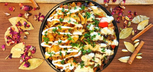 طريقة عمل فتة الدجاج
