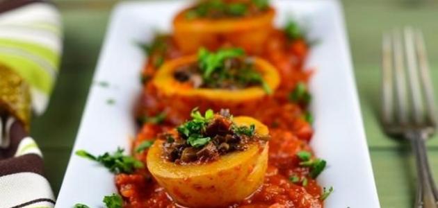 طريقة عمل محشي البطاطس